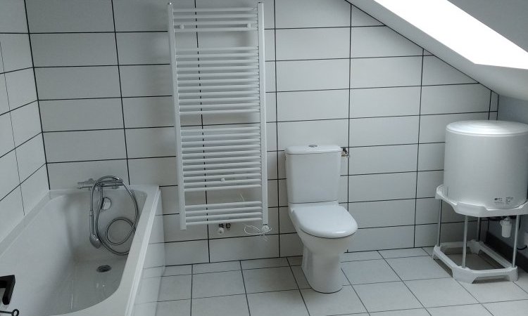 Pose d'un wc qu'un ballon pour un meilleur confort en eau chaude sur la commune de Saint-Georges-de-mons-Les Ancizes-Manzat